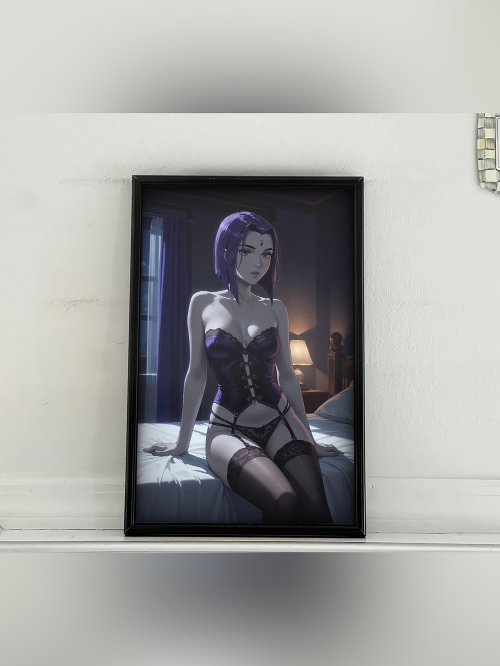 Teen Titans Raven Art pinup girl Poster